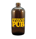 32 oz Amber Boston Round